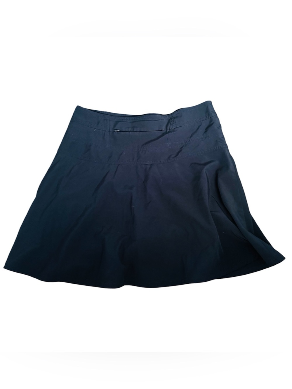 Izod Navy Circle Skirt with Zip Pocket